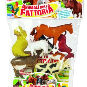 Animali fattoria in busta – 8 pezzi
