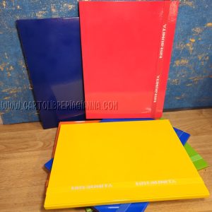 Cartellina 3 lembi – 26×36 – Tinta Unita – Con elastico piatto dorso 1 cm